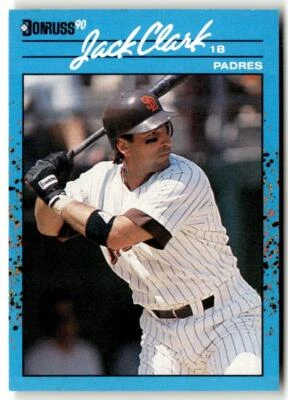 Jack Clark 1990 Donruss Best of the NL #109 San Diego Padres - Image 1 of 2