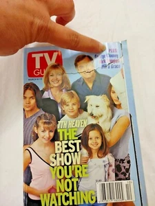 Tv Guide March 6-12 7th Heaven, + George Clooney, Kirk Douglas Will & Grace 1999 - Foto 1 di 1