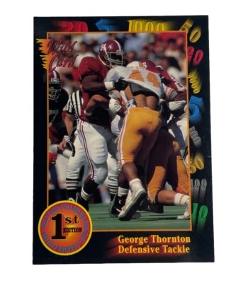 1991 Wild Card Draft - #136 George Thornton (RC) - Image 1 of 3