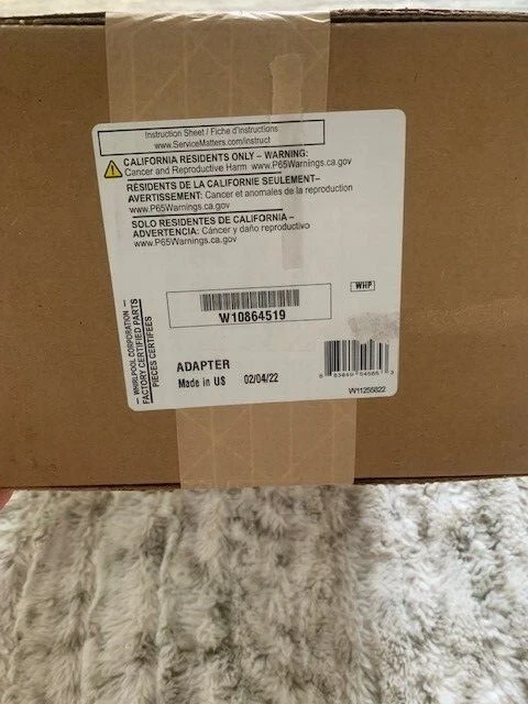 W10864519 Nuevo, Adaptador Caja Hielo Frigorífico Foto 1 de 1