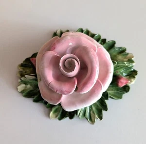 Rose - Keramik & Kerzenständer aus Nachlass ca. 11,5 cm & 8,5 cm - Bild 1 von 9
