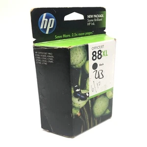 HP C9396AN Original Tintenpatrone 88XL schwarze Tinte Exp. Nov 2011 versiegelte Verpackung - Bild 1 von 5