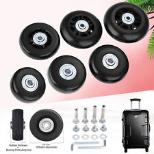 Replacement 2 Set Travel Luggage Suitcase Wheels OD 45mm/54mm/64mmX18mm