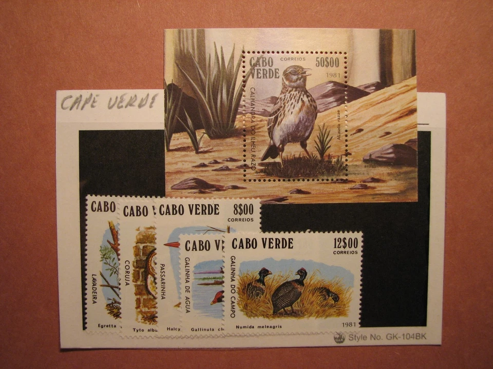 Cape Verde Stamp Scott# 436-41 Birds MNH C49 - Image 1 of 1