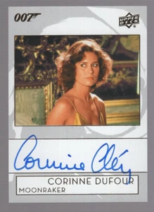 CORINNE CLERY AS CORINNE DUFOUR 2019 UPPER DECK JAMES BOND AUTO **MOONRAKER** - Bild 1 von 2