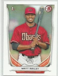 Matt Railey Arizona Diamondbacks 2014 Bowman Draft Card - Picture 1 of 2
