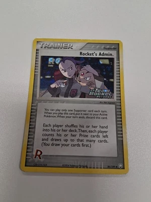 Rocket's Admin. 86/109 STAMPED ex Team Rocket Returns Pokemon TCG - Image 1 of 4