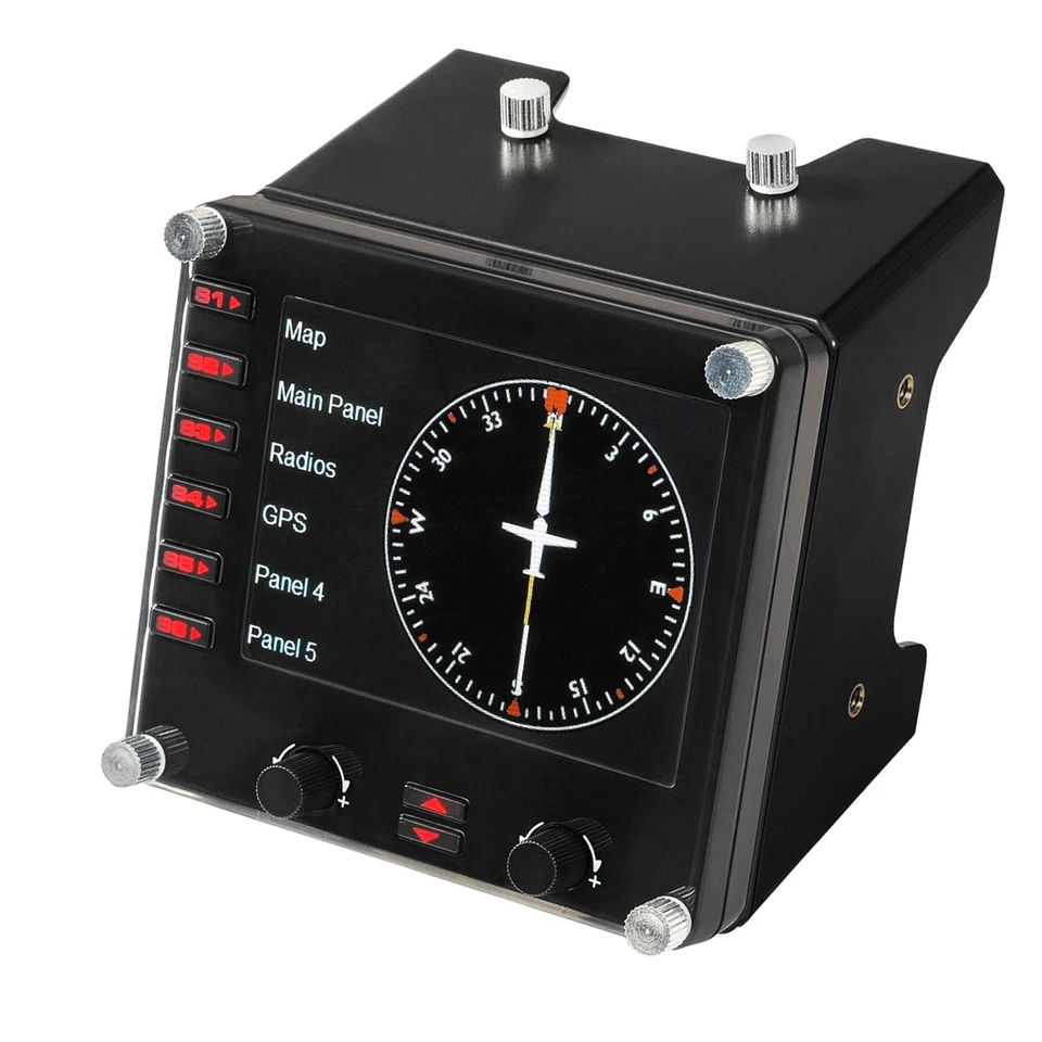 Logitech G Saitek Pro Flight Instrument Panel Flight Simulator Dashboard, 3.5 In - Image 1 of 4