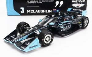 MODELLINO AUTO INDY STATICO GREENLIGHT CHEVROLET PENSKE MCLAUGHLIN 2022 1/18 - Foto 1 di 6