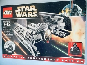 Lego Star Wars DARTH VADER'S TIE FIGHTER #8017 COMPLETE w Box - Picture 1 of 5
