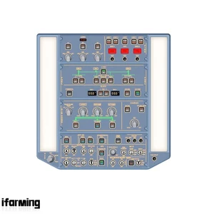 WINGFLEX A320 Overhead Panel+IRS & Lighting Panels for Airbus PC Flight Sim - Picture 1 of 7