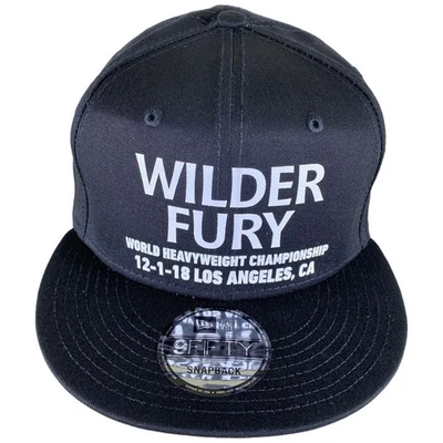 Deontay Wilder VS Tyson Fury Promo Hat WBC Snapback Las Vegas New Era Cap NEW! - Image 1 of 4