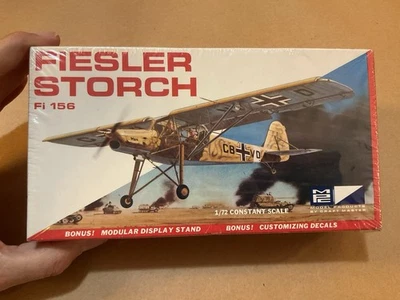 KIT MODELO PRECINTADO MPC FIESLER STORCH FI 156 5009-50 ESCALA 1/72 Foto 1 de 4
