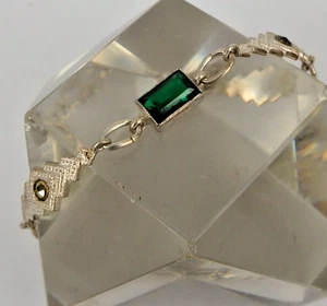 Feines Gliederarmband der 1920er Jahre signiert 800er Silber (130536) - Bild 1 von 5