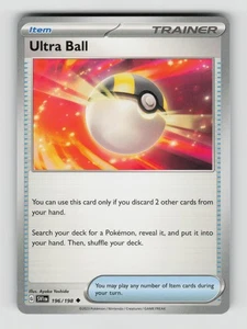 Ultra Ball, SVI, SV01: Scarlet & Violet Base Set, 196/198, Uncommon, Normal, LP - Bild 1 von 2