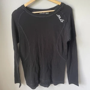 SUD Sports Performance Wear Merino Wool Long Sleeve Black Men’s Size Large - Picture 1 of 9