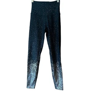 Beyond Yoga Women's High Waisted Alloy Ombre Midi Leggings Solid Black Size S - Picture 1 of 11