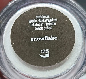 Sealed BareMinerals Eye Shadow EyeColor Mini Size .28g/.01oz Snowflake - Picture 1 of 2
