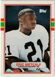 Eric Metcalf 1989 Topps Traded Rookie #50T RC Cleveland Browns - Picture 1 of 1