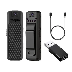 1080P Wearable Body Camera - Night Vision Mini Videorecorder with 180° Rotat... - Bild 1 von 9