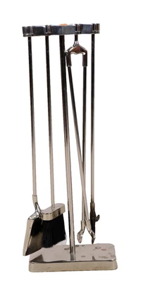 Juego de herramientas para chimenea Minima de Nancy Ruben para Virginia Metalcrafters 5 piezas Foto 1 de 3