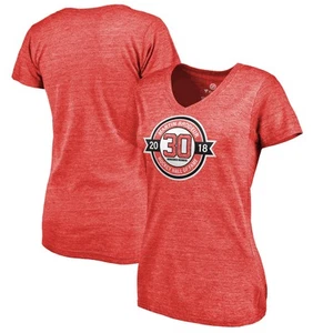 Women's Fanatics Martin Brodeur Red New Jersey Devils Hall of Fame V-Neck - Picture 1 of 3