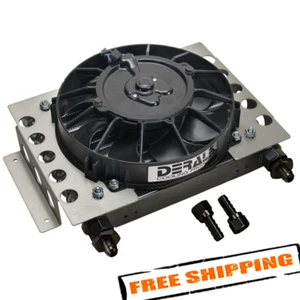 Derale 13750 15 Row Atomic Cool Plate & Fin Remote Cooler, -6AN - Picture 1 of 6