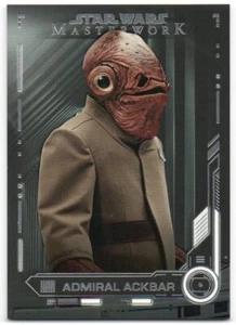 2019 Star Wars Masterwork 52 Admiral Ackbar - Picture 1 of 1