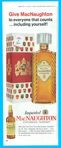 MacNaughton Canadian Whisky Likör 1965 Printanzeige 60er Jahre Destillerie - Bild 1 von 3