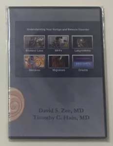 Schwindel & Gleichgewichtsstörung verstehen - versiegelte medizinische DVD - Zee & Hain, MD - Bild 1 von 9
