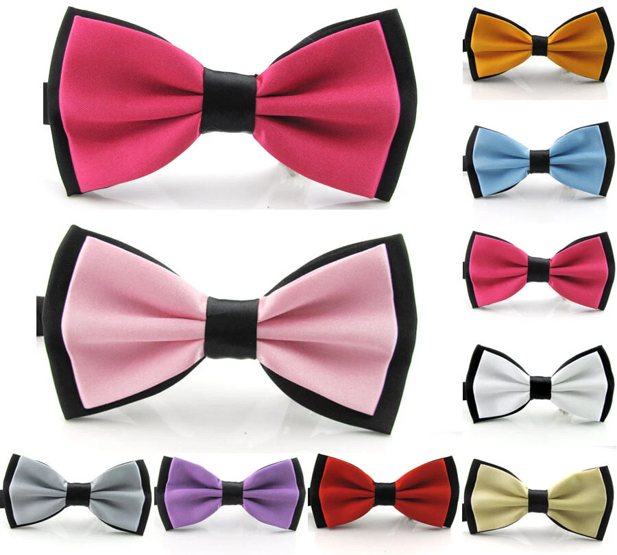 10 PCS Men Tuxedo Satin Adjustable Bowtie Wedding Party Formal Pre-tied Bow Tie - Image 1 of 1