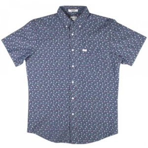 MATIX Kora Woven Shirt (L) Indigo Floral - Picture 1 of 1