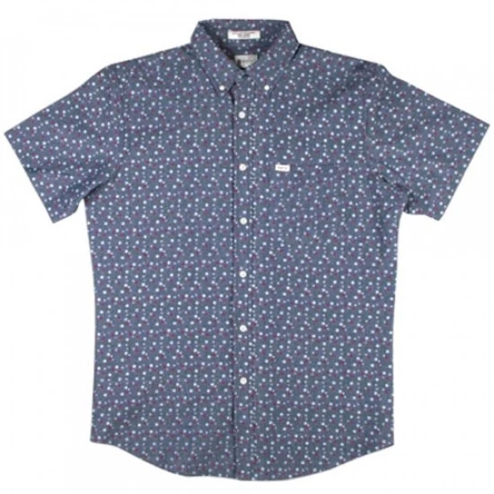 MATIX Kora Woven Shirt (L) Indigo Floral - Image 1 of 1