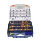 49-Piece Air Brake Line PTC Fitting & Pipe Thread Adapter Kit With Tubing Cutter