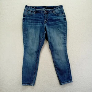 Vigoss Jeans Womens 14 Blue Classic Fit Stretch Denim Cotton Blend 34 - Picture 1 of 13