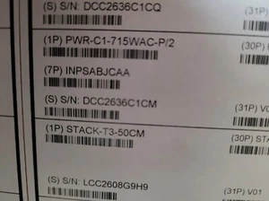 New PWR-C1-715WAC-P Power Suply Pulled out from NEW C9300L-24P-4G-E Switches - Picture 1 of 7