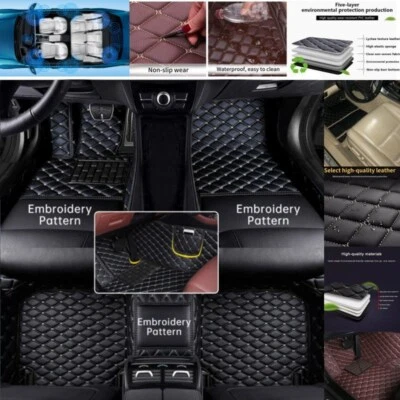 For Lexus RX350 350h 450h+ 500h Car Floor Mats Luxury Custom Carpets Liner Rugs - Image 1 of 4