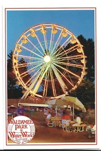LIGHT SHOW AT DUSK,WALDAMEER PARK-GIANT GONDOLA FERRIS WHEEL~ERIE,PA 1998 - Picture 1 of 1