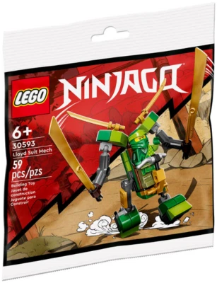 LEGO ninjago : Lloyd Costume Mech Sac en Plastique Set 30593 - Photo 1/3