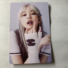 JENNIE BLACKPINK Pink 1996 Daily Life Celeb K-pop  Photo Card Blonde Chanel