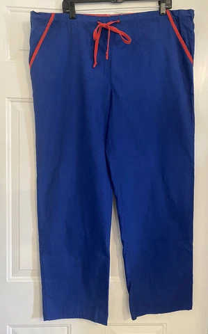 Scrub Dudz Fresno State Bulldogs Scrub Pants Bottoms Bulldog Pocket Men’s Large Cover