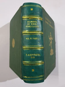 Rao, T.A. Gopinatha: elementos de iconografía hindú. V2. Pt 1. 1916. 358p. Ilus - Imagen 1 de 9