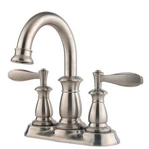 Pfister Langston 4 in. Centerset 2-Handle Bathroom Faucet in Brushed Nickel - Picture 1 of 1