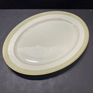 Royal Copenhagen Broager 1236 Medium Oval Serving Tray 14”L Denmark - Picture 1 of 10