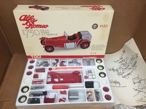 1933 ALFA ROMOE 1750 GRAN SPORT CARBONE MODEL KIT 1:23 SCALE TOGI FROM ITALY - Picture 1 of 7