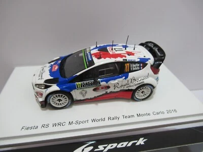 FORD FIESTA RS WRC M-SPORT WORLD RALLY TEAM MONTE CARLO 2016 #17 scala 1/43 SPAR - Immagine 1 di 4
