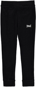 EVERLAST JUNIOR GIRLS JOGGING PANTS ACTIVEWEAR BOTTOMS 7 - 8 Yrs BLACK PRE-LOVED - Picture 1 of 4