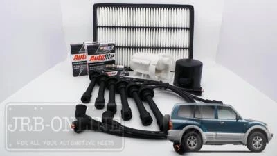 Mitsubishi PAJERO NM 6G74 3.5L 05/00~10/02 LEADS SPARK AIR OIL FUEL SERVICE KIT - image 1 of 4