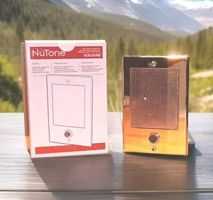 NuTone® NDB300BB Bright Brass Door Speaker for NM-Series Radio-Intercom Systems - Picture 1 of 13