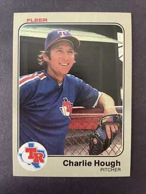 1983 Fleer #570 Charlie Hough Texas Rangers - Image 1 of 2